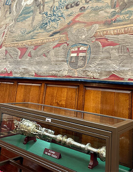 Ceremonial mace from the Irish House of Commons