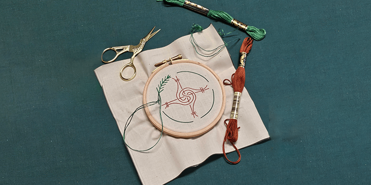 Brigit’s Cross Embroidery Workshop