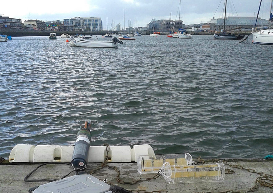 image of measuring instruments belonging to the water institute at dublin bay