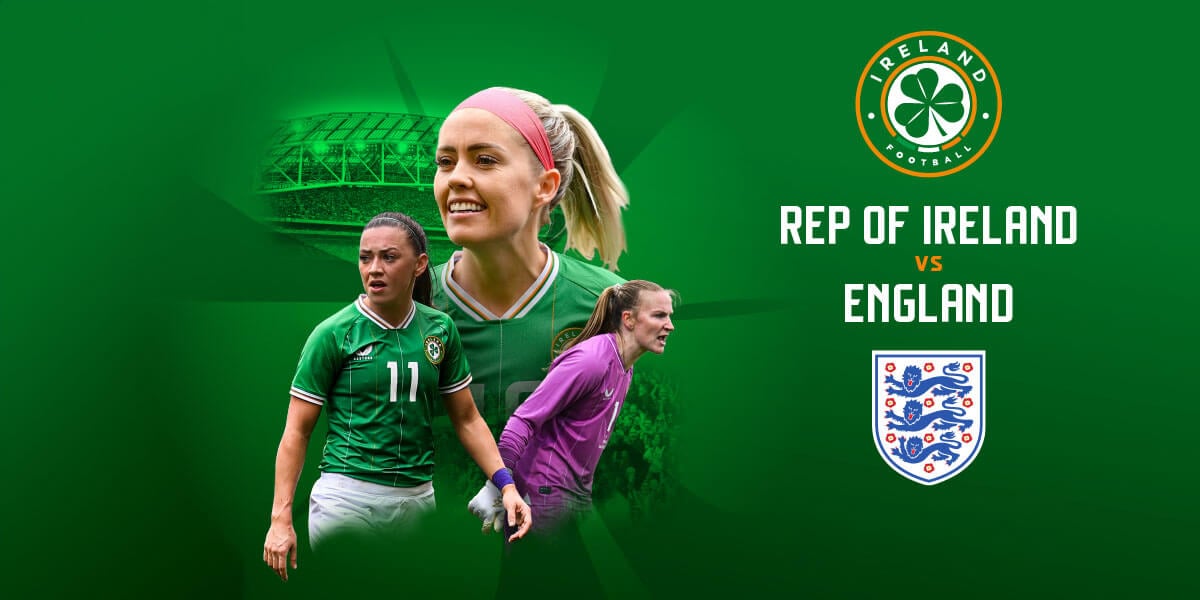 Republic of Ireland WNT v England – Euro 2025 Qualifier