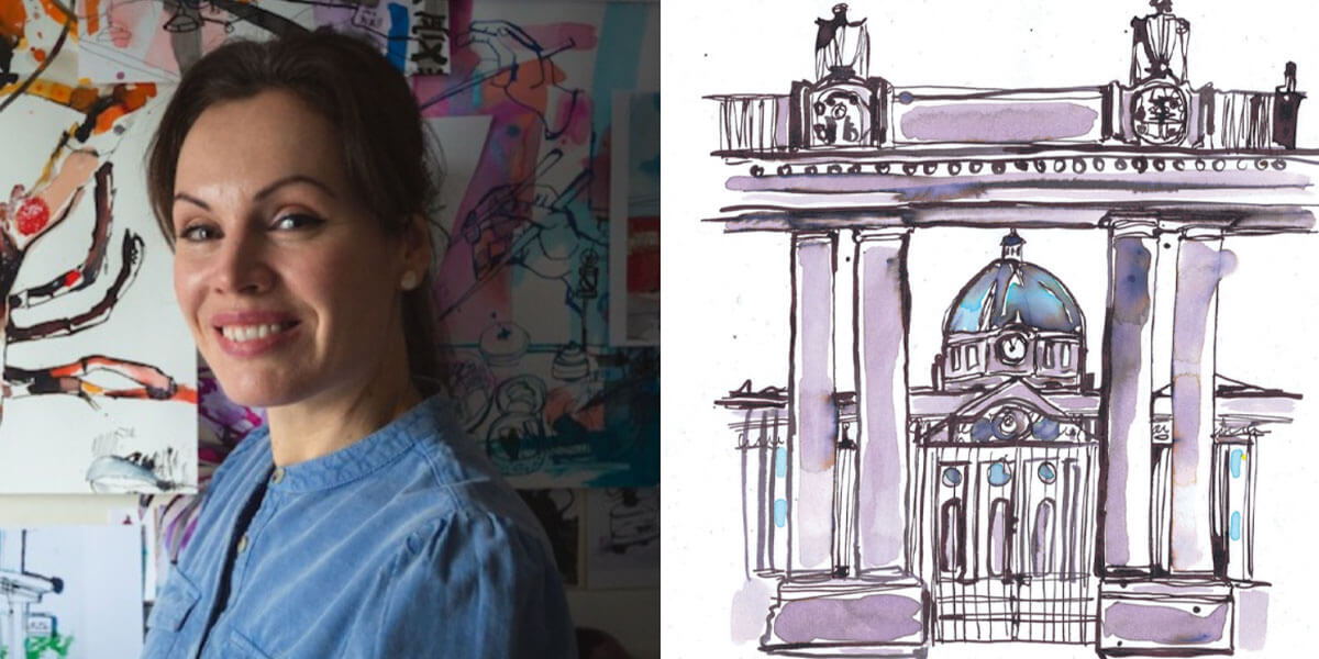 Women Walk the City: Drawing the City with Eva Kelly