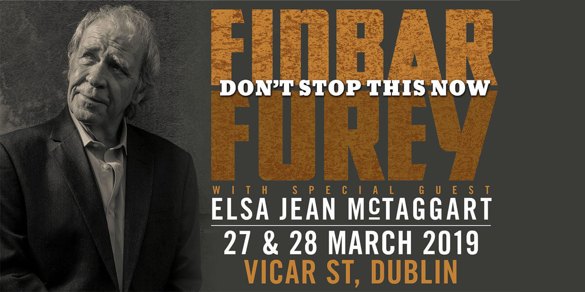 Finbar Furey, multi-instrumentalist, singer, composer, songwriter & storyteller, has announced his return to Dublin's Vicar St Mar 28th-29th