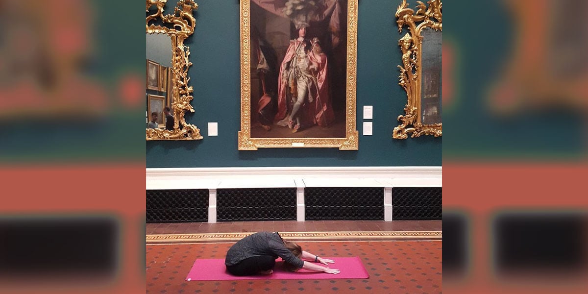 Yoga and meditation at the Gallery