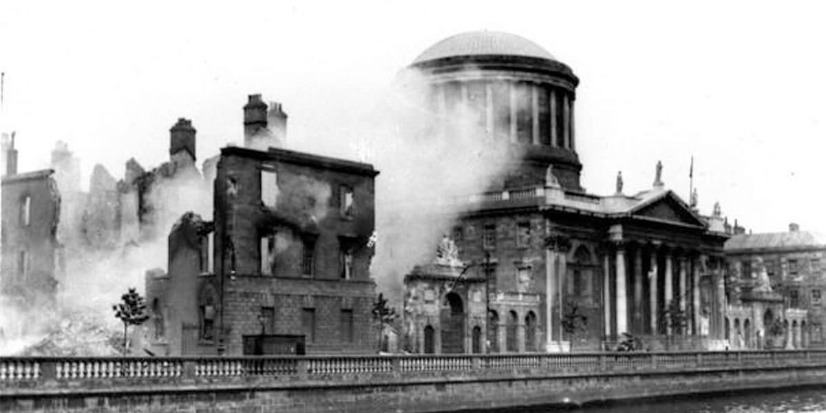 ‘All that remained’ – The Four Courts Blaze of 1922