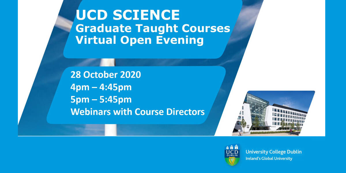 UCD Science Postgraduate Open Evening